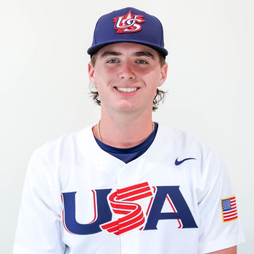 FansFirstPhilly's tweet photo. SS Aidan Miller is either the Phils #1 or #2 prospect along with SP Andrew Painter. 

They are both legit tier one prospects who are listed within the top 15 prospect rankings for all of baseball. 

Despite only playing 5 games at the AA level and mostly A ball last year Miller has a real chance to get called up at some point this season either due to injury or due to his readiness. 

He has insane bat speed and an incredibly advanced plate approach that make him mature beyond his years. He plays SS but might be very natural at 3B.  His legs are so strong (generating his power potential)his nickname is Quadzilla. 

Depending on the performance and health of Alec Bohm and Trea Turner the Phillies organization clearly is not afraid to move him up. He could also prompt moves such as Turner to LF or Bohm to 1B depending on the health of the rest of the team. 

Get to know him Phils fans. His future is bright and it could arrive in 2025.