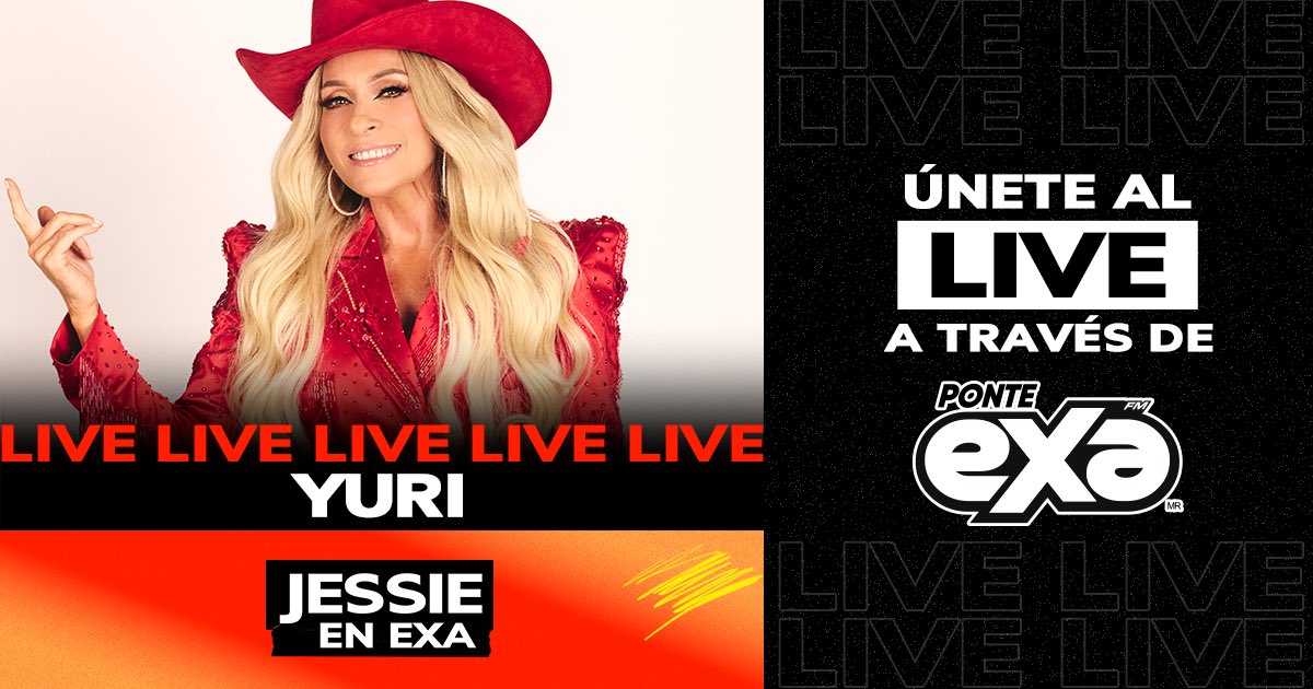 ExaFM's tweet photo. Sigue la entrevista con @OficialYuri en la multiplataforma EXA. 🙌 ¿Qué canciones te gustaría pedirle? 
#JessieEnExa 🎶

https://t.co/UDD8matb4l https://t.co/zMbk0ELhU8