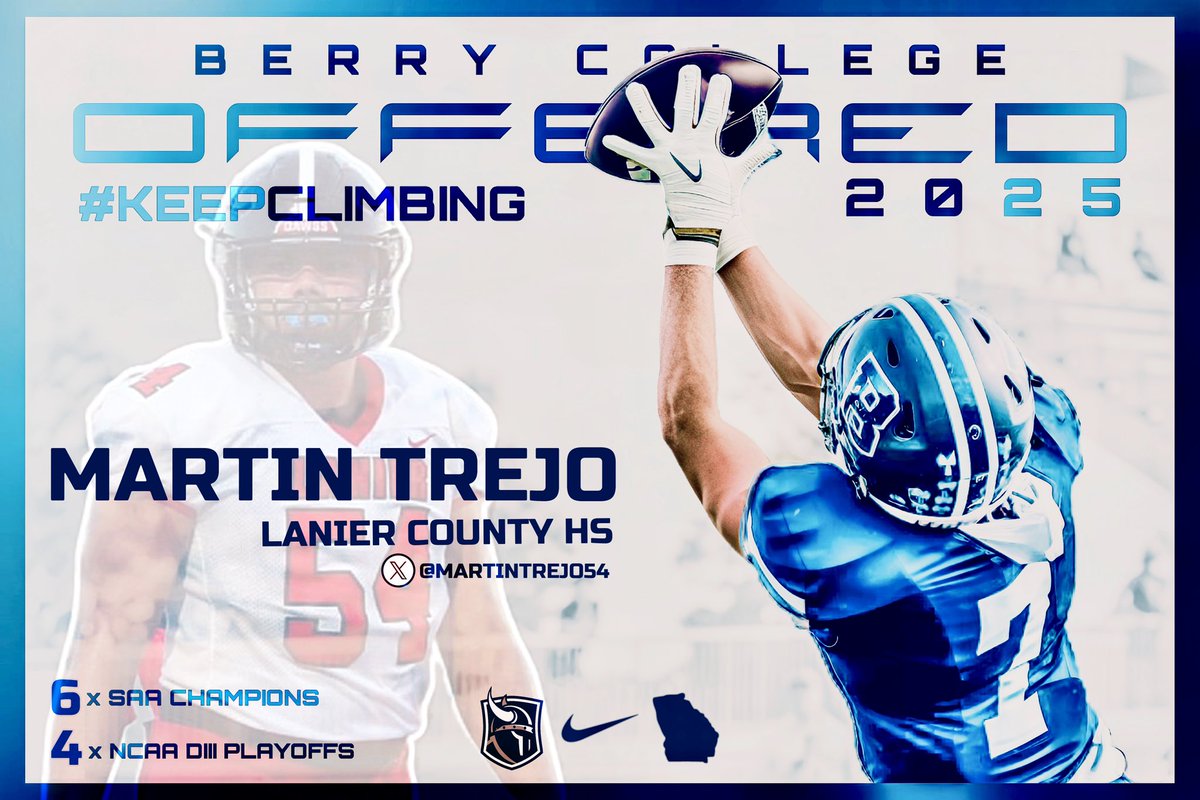 Martin Trejo (@martintrejo54) on Twitter photo #AGTG I’m blessed to receive my second offer🔥 <a href="/CoachG_55/">Bernard Granville</a> <a href="/berrycollege/">Berry College</a> <a href="/LanierCountyFB/">Lanier County HS Football</a> <a href="/RecruitGeorgia/">Recruit Georgia</a> <a href="/CoachK94/">Coach K</a> <a href="/CoachJoshErnst/">Josh Ernst</a> <a href="/sealey_greg/">Coach Sealey</a> #AGTG I’m blessed to receive my second offer🔥 <a href="/CoachG_55/">Bernard Granville</a> <a href="/berrycollege/">Berry College</a> <a href="/LanierCountyFB/">Lanier County HS Football</a> <a href="/RecruitGeorgia/">Recruit Georgia</a> <a href="/CoachK94/">Coach K</a> <a href="/CoachJoshErnst/">Josh Ernst</a> <a href="/sealey_greg/">Coach Sealey</a>