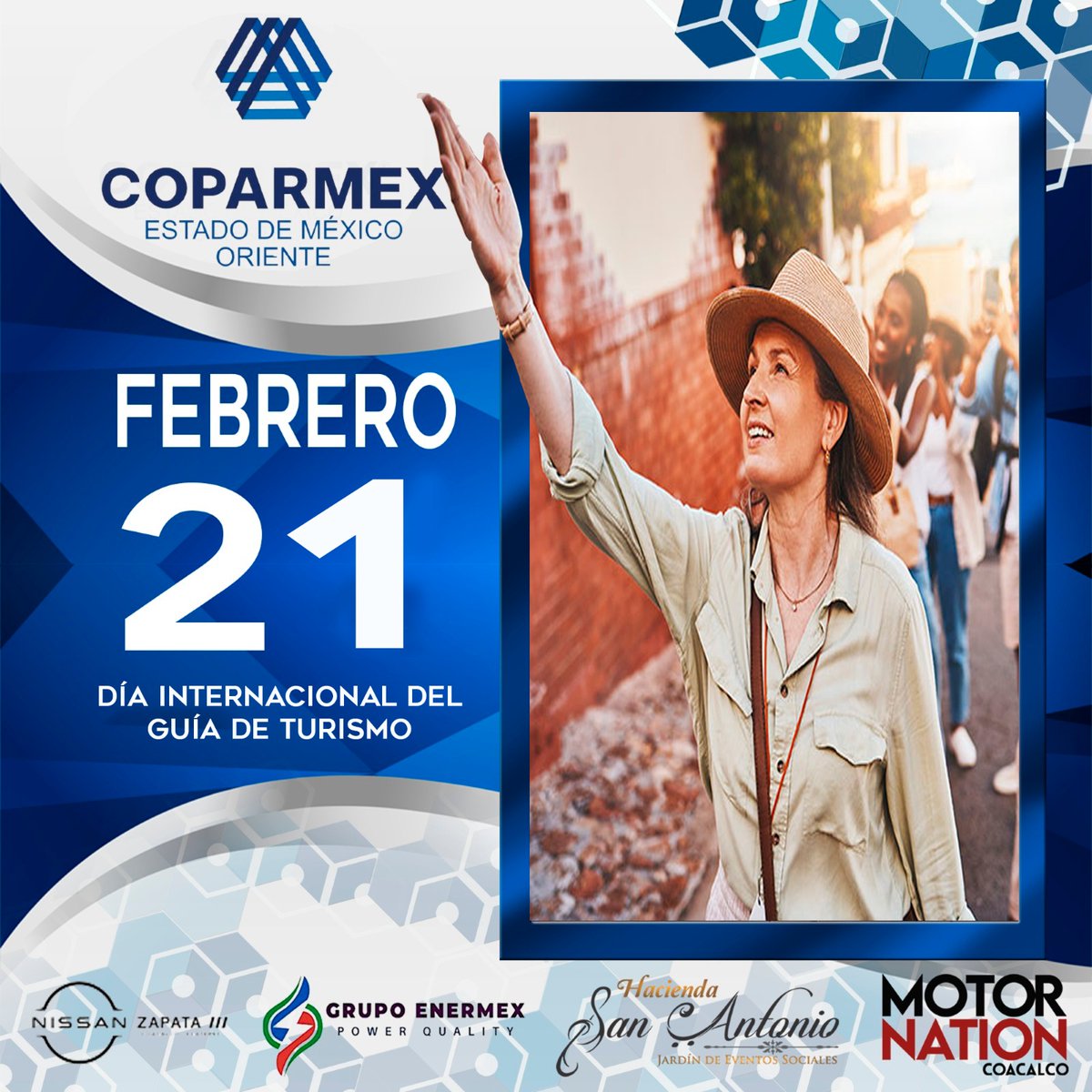 ¡Feliz Día del Guía de Turismo! 🌍🎉 Gracias por llevarnos a descubrir nuevos destinos, compartir historias fascinantes y hacer que cada viaje sea único. ¡Hoy celebramos a quienes hacen del turismo una experiencia inolvidable! 🧳 #DíaDelGuíaDeTurismo #Aventura #Turismo