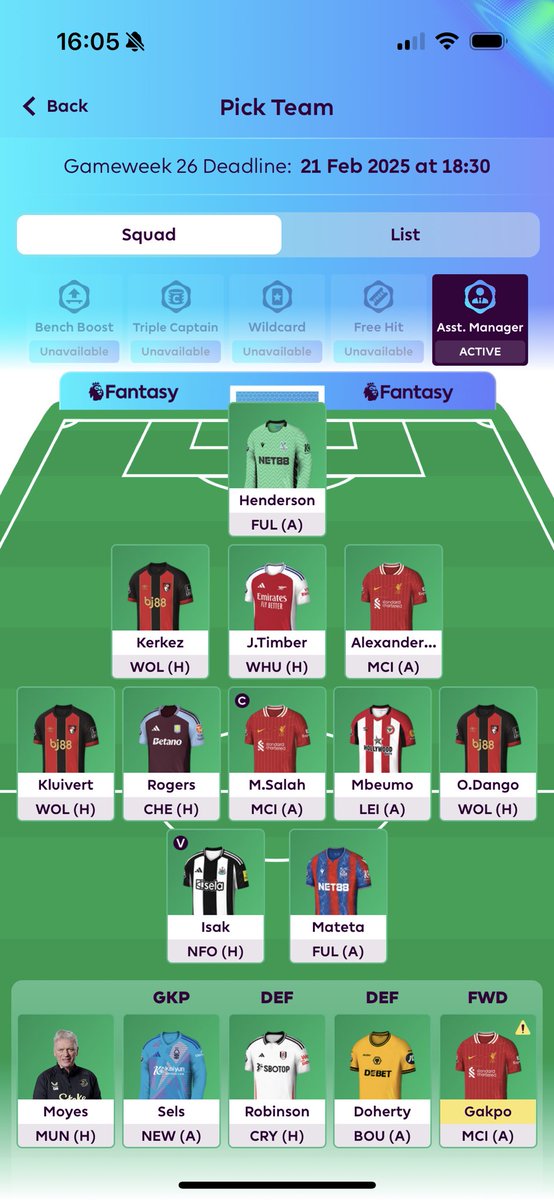 lou89's tweet photo. @thefplbois 1 FT and £0.5m ITB. Should I just roll the transfer? https://t.co/bUFLRMyzKP