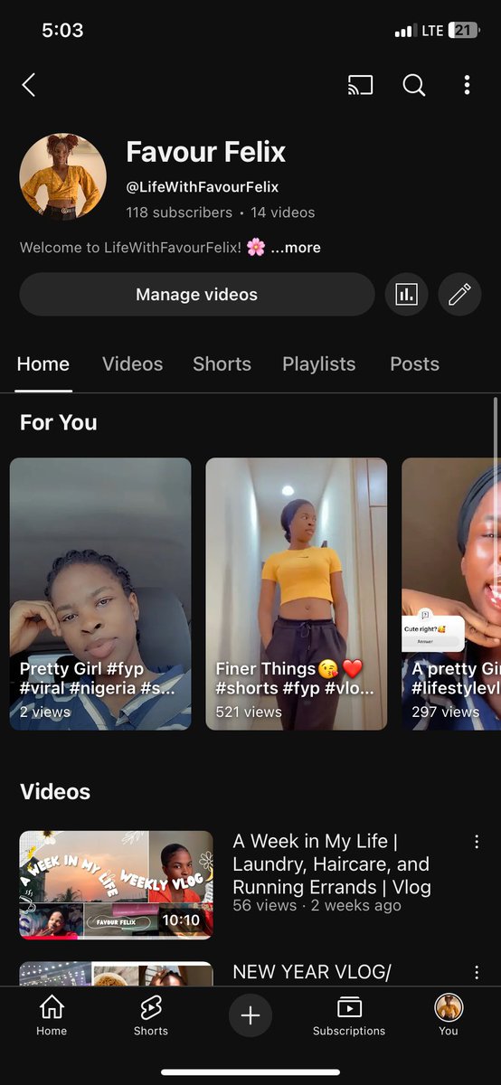 Favour The YouTuber tweet media