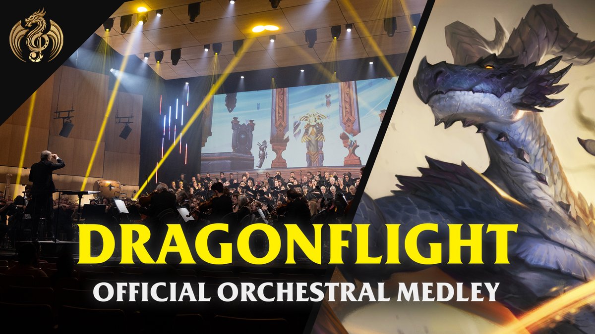 Heroes, take to the skies with the breathtaking melodies of Dragonflight ! Let this medley transport you to the Dragon Isles🏔️

🎥 Watch now: youtu.be/Ox866Iw3ZWI?si…

📸: Kristian Skeie

#WoWConcert24