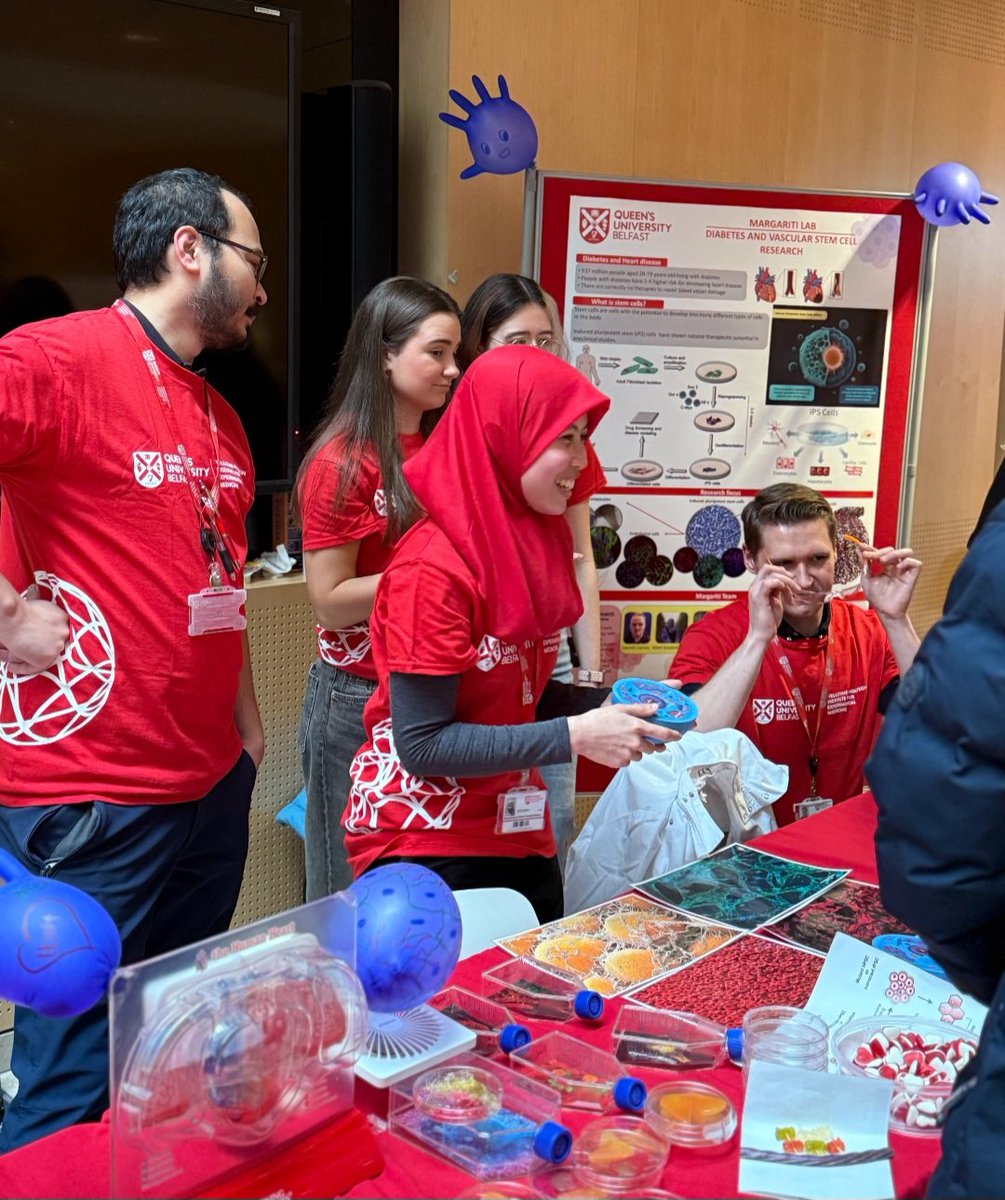 Refikkuburas's tweet photo. Many thanks to the public for coming along to the #WWIEM QUB Experimental Medicine Showcase as part of @niscifest last Saturday and engaging with the excellent Stem Cell and Cardiovascular Research we carry out at WWIEM! https://t.co/c1WEEtYdqk