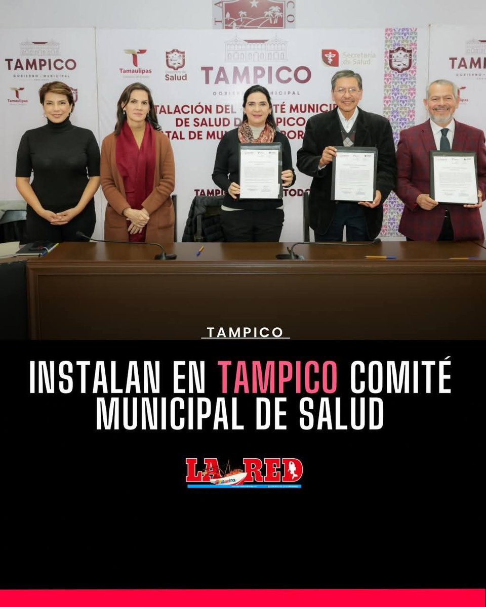 🗞️🚨 LA RED: Instalan en Tampico Comité Municipal de Salud

#SomosLARED #EstamosEnTodasPartes #RED58TeInforma
✅ WEB: laredmultimedia.com/instalan-en-ta…