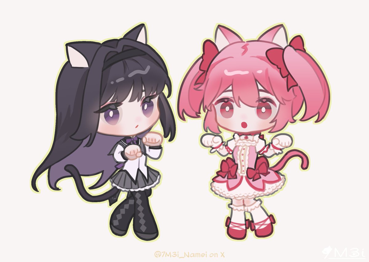 🐱ฅ^•ﻌ•^ฅ
#madohomu #魔法少女まどかマギカ
#猫の日