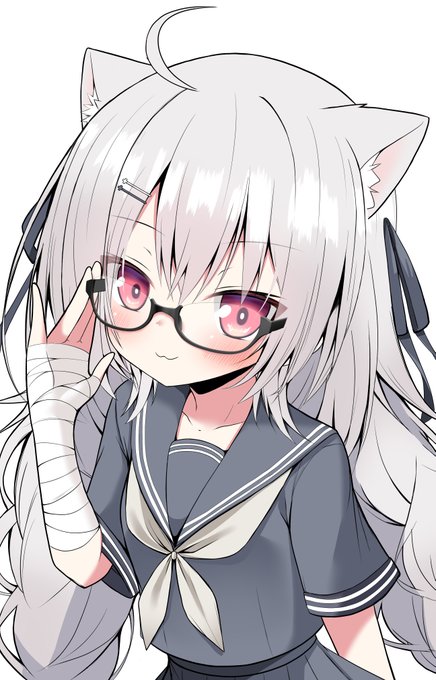 そういえばはじめて描いた領国つかさちゃん、あのあと猫耳差分作って遊んでたので、猫の日に

ふふん、どう? 