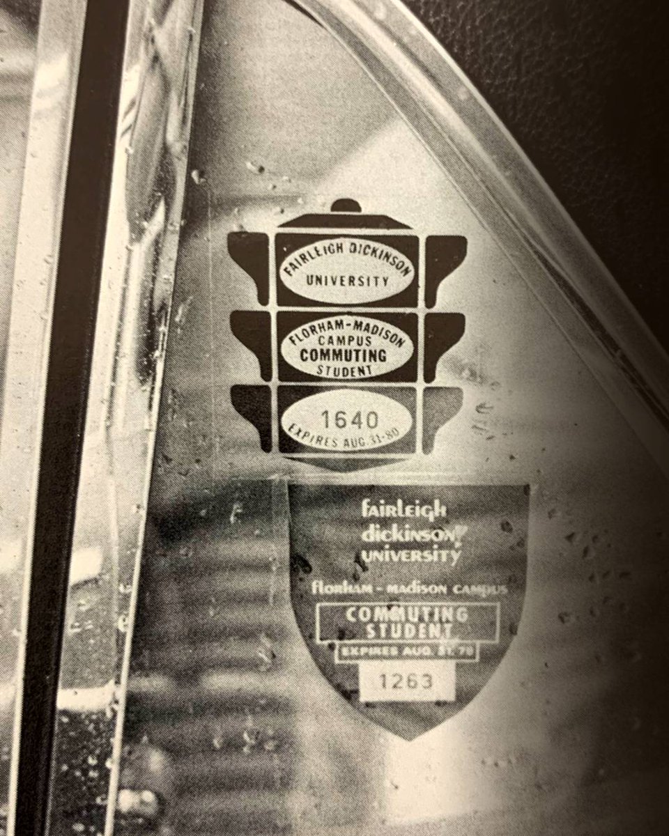 FDUWhatsNew's tweet image. Check out these #vintage FDU #commuter parking stickers, circa the late 1970s and 1980! 🚦 #FDUWhatsOld

Learn more in #FDUMagazine here: whatsnew.fdu.edu/3PUmxh6

#myfdu #fairleighdickinsonuniversity #flashbackfriday #flashback #throwback