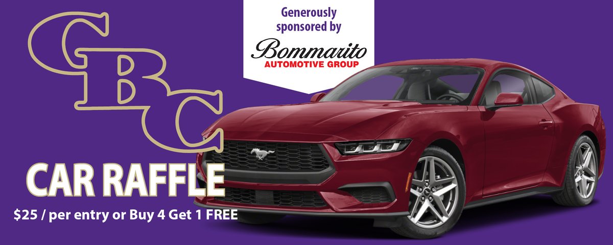 CALLING ALL ALUM, FAMILIES, &amp; FRIENDS OF CBC!  Time to purchase your Car Raffle Tickets! You know how much of an impact CBC can have for our students. This is a great way to give back to the school you love! 
Scan the QR code or go to this link: goraisedough.com/buy/2700/452828