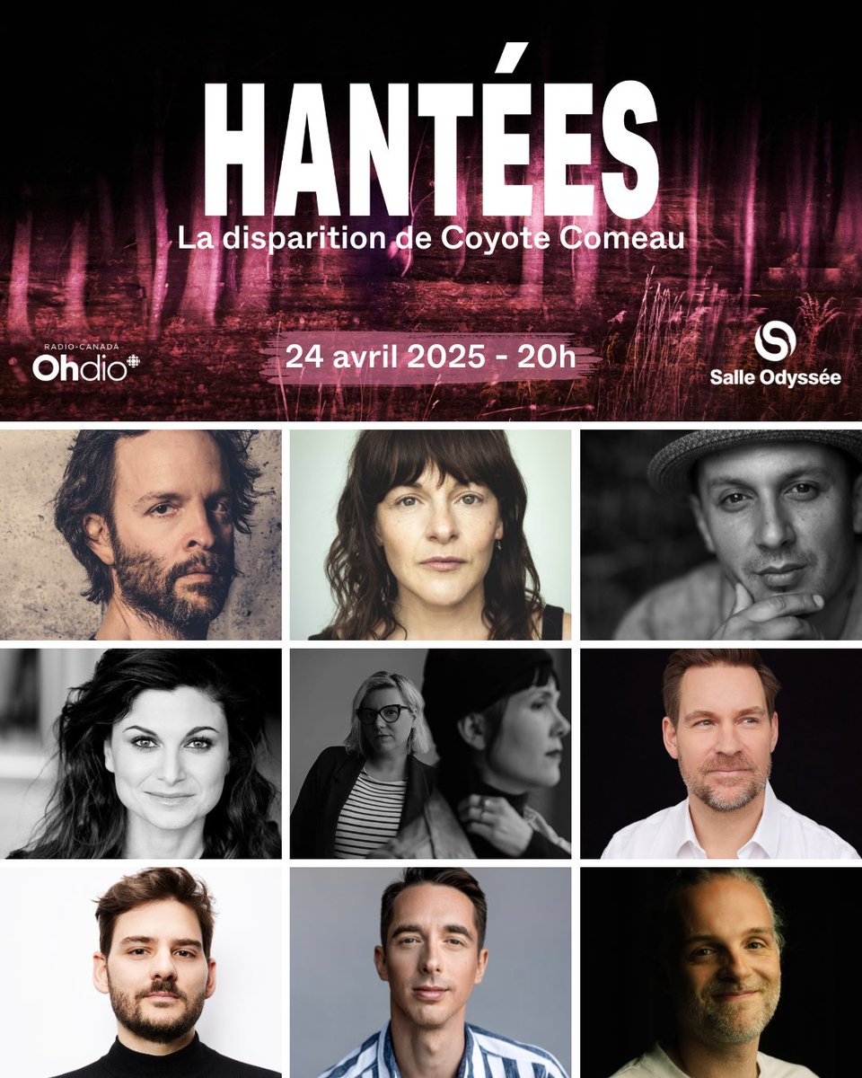💥 POUR UN SOIR SEULEMENT! 💥
Tiré de l’univers du balado à succès « Hantées », ce tout nouveau spectacle vous attend à la Salle Odyssée de Gatineau pour une expérience théâtrale et sonore inédite!

🗓️ 24/04/2025
🎙️ En collabo avec <a href="/iciradiocanada/">Radio-Canada</a> OHdio
🎟️ tinyurl.com/yc5h7p3y