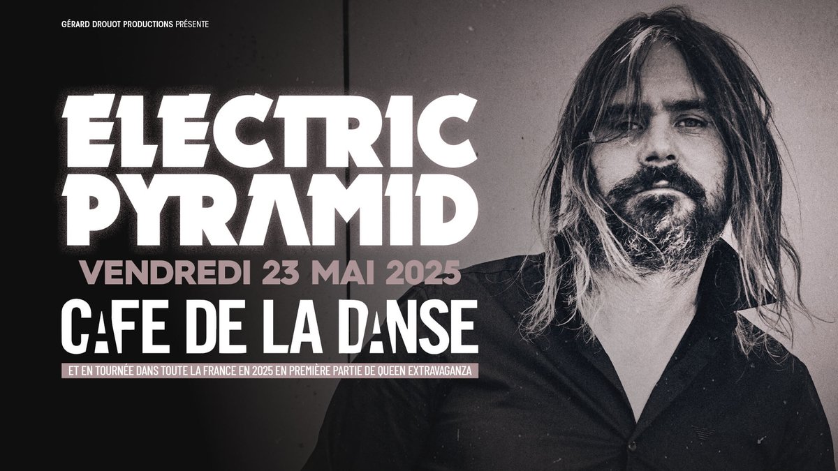 GDP's tweet image. .@ElecPyramid fera son grand retour au Café De la Danse le 23 Mai 2025. 🔥
En guise d’avant-goût, le premier single « Diorama » est déjà disponible en digital, sous la forme d’un EP.
🎫 Réservez dès maintenant sur urls.fr/gWp2d4