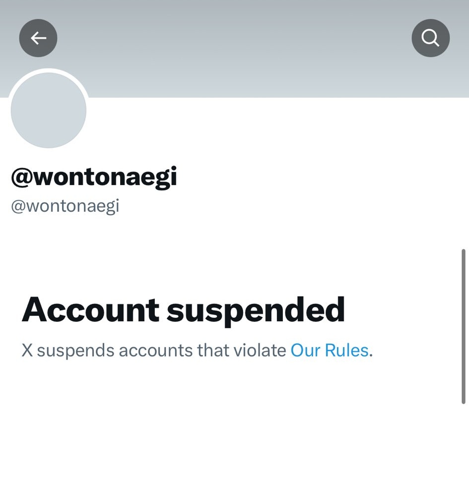 uriyapper's tweet photo. Bye @wontonaegi no one's going to miss you 🫰🏻 https://t.co/S3BinNyWsi