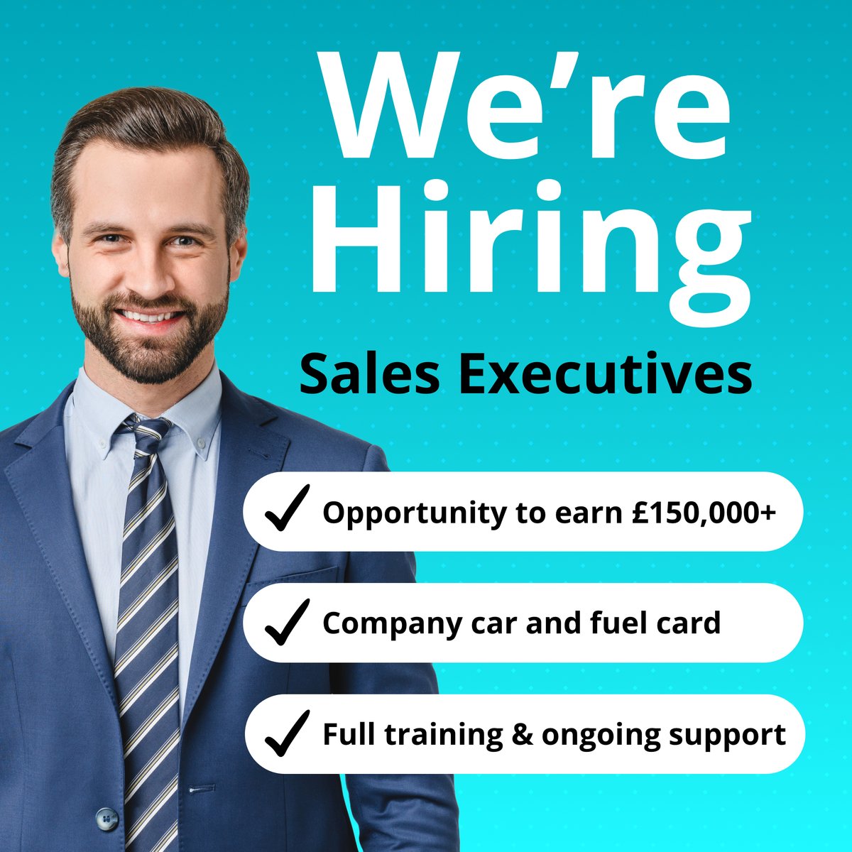 Would you like the opportunity to earn £150,000+? We’re hiring Sales Executives! 🚀

If you’re passionate about sales, love building client relationships, and thrive in a fast-paced environment, this could be the role for you! careers.4com.co.uk/vacancies/1352…
