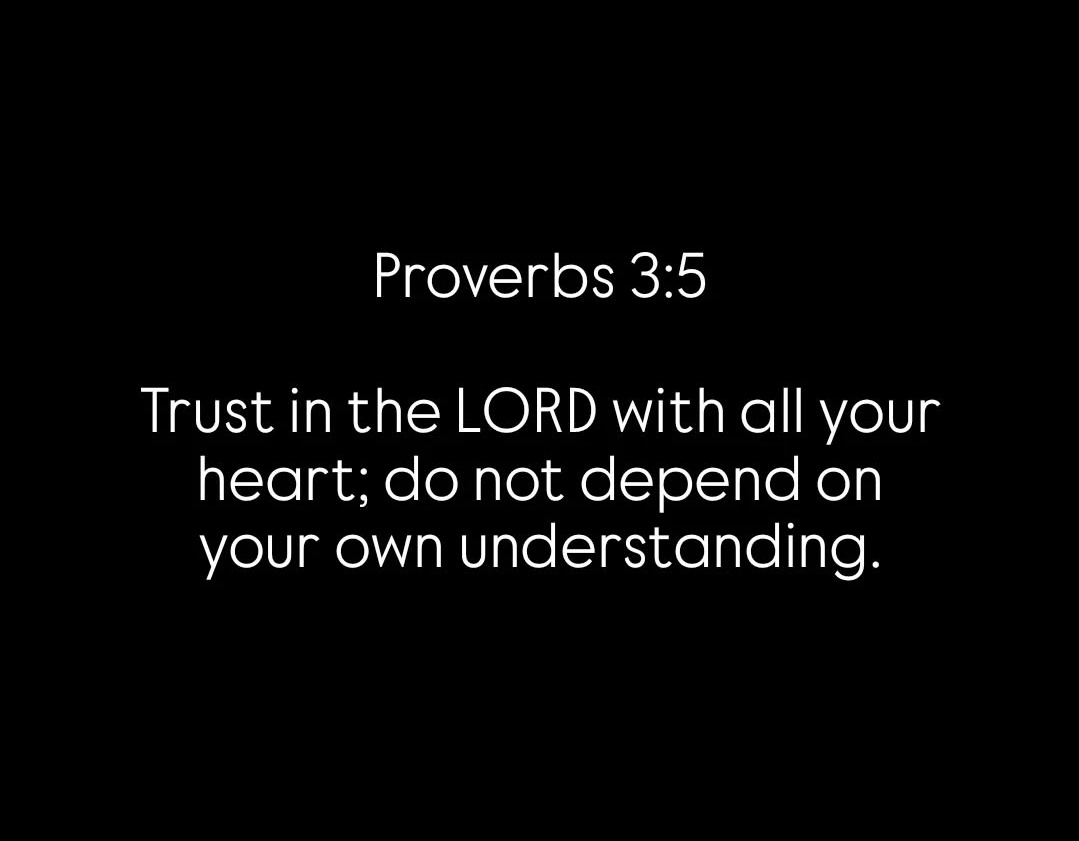 Proverbs 3:5