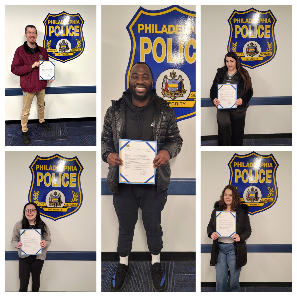 PPDRecruiting's tweet image. Class 414 is starting to come together nicely as these dedicated individuals accept the challenge to make Philadelphia the safest city in America. Congratulations to each of them for joining this noble profession. Our applications will open on March 31! @PPDVJohnson