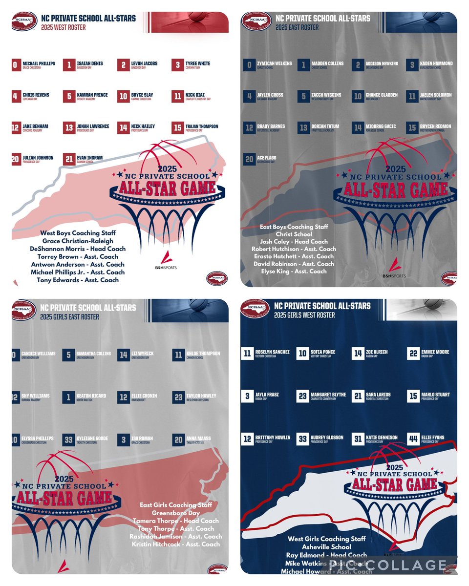 PDS Athletics (@chargerspds) on Twitter photo <a href="/langstonwertzjr/">Langston Wertz Jr.</a>
<a href="/Phenom_Hoops/">Phenom Hoop Report</a>
<a href="/CghrMedia/">CGHRMedia</a>
<a href="/BallHerHoopsCLT/">BallHer coach Holt</a>
<a href="/InsiderExposure/">InsiderExposure</a>
<a href="/8Ballahoopinsi1/">8Ballahoopinsider</a>
<a href="/PGH_NC/">Prep Girls Hoops North Carolina</a>
<a href="/NC_MaxPreps/">North Carolina MaxPreps</a>
<a href="/Assist_U_/">AssistU Recruiting</a>
26 College Committments as part 4 loaded rosters for 11th Annual NC Private School All-star games, Saturday, Mar. 1st 12:00 & 2:00 at PD! #pdschargers <a href="/langstonwertzjr/">Langston Wertz Jr.</a>
<a href="/Phenom_Hoops/">Phenom Hoop Report</a>
<a href="/CghrMedia/">CGHRMedia</a>
<a href="/BallHerHoopsCLT/">BallHer coach Holt</a>
<a href="/InsiderExposure/">InsiderExposure</a>
<a href="/8Ballahoopinsi1/">8Ballahoopinsider</a>
<a href="/PGH_NC/">Prep Girls Hoops North Carolina</a>
<a href="/NC_MaxPreps/">North Carolina MaxPreps</a>
<a href="/Assist_U_/">AssistU Recruiting</a>
26 College Committments as part 4 loaded rosters for 11th Annual NC Private School All-star games, Saturday, Mar. 1st 12:00 & 2:00 at PD! #pdschargers