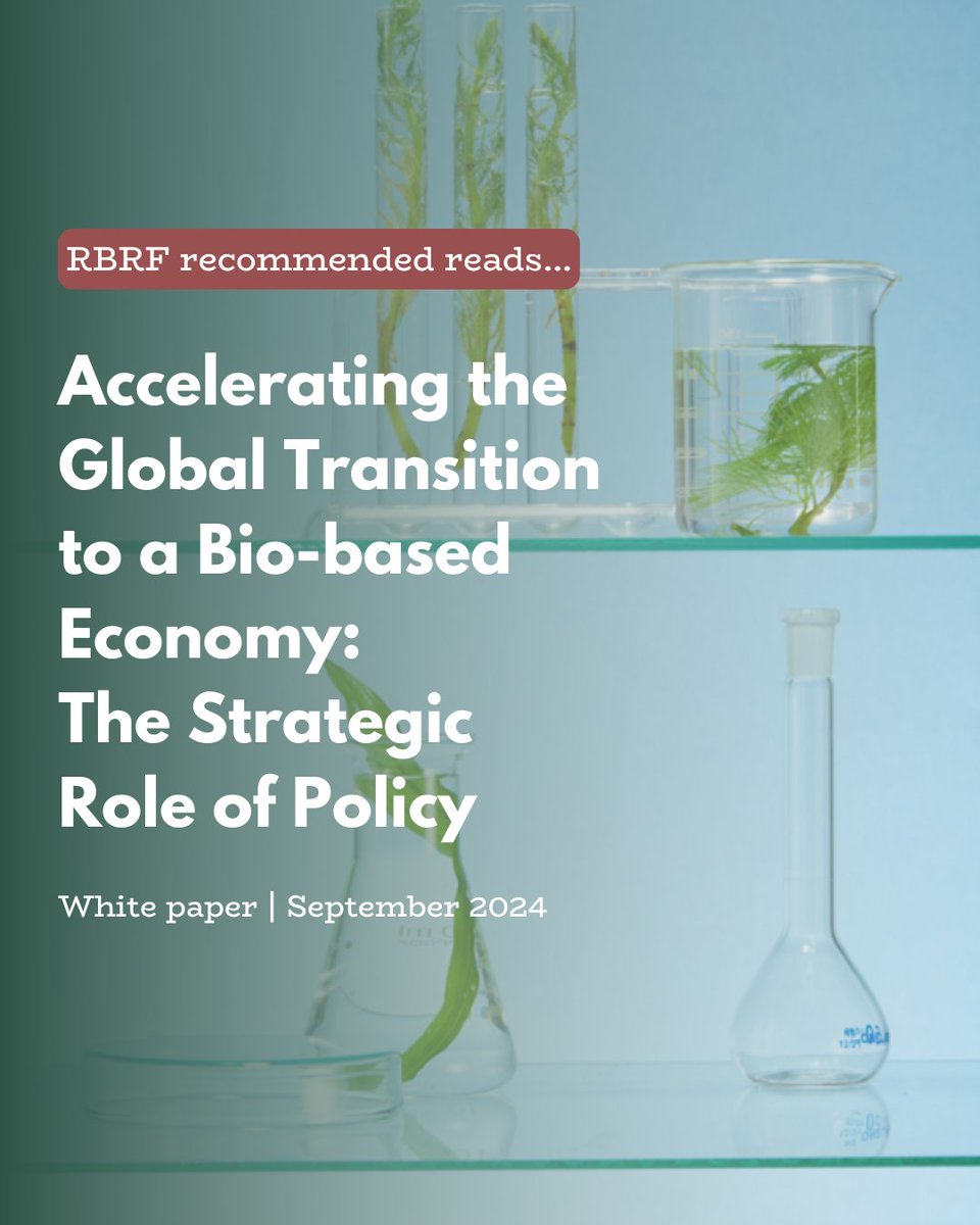 RuralBioReFarm's tweet image. #Biobased Mondays - your weekly dose of bio knowledge! ☘️📝
A white paper by @wef highlights the role of policy in facilitating the transition to a #bioeconomy, especially in 3 key areas: health, energy & chemicals, food & agriculture.
Check it out ➡️ weforum.org/publications/a…
