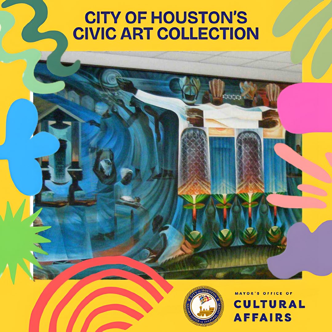 This #BlackHistoryMonth, we celebrate Harvey Johnson’s All God’s Chilluns Got Wings (2001), part of Houston’s Civic Art Collection at Clinton Park. 

Johnson’s work is a testament to Black artistry &amp; heritage in the city. 🎨✨
