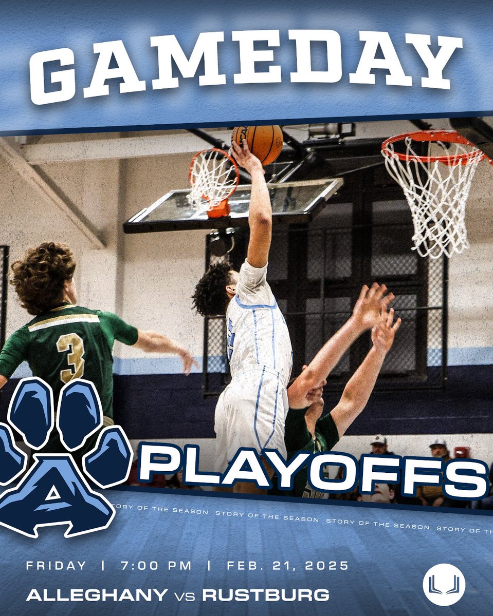 Regular season ✅
Time for some post season basketball this evening as our girls host Rockbridge at 6:00 and boys will follow as we host Rustburg this evening at 7:30!