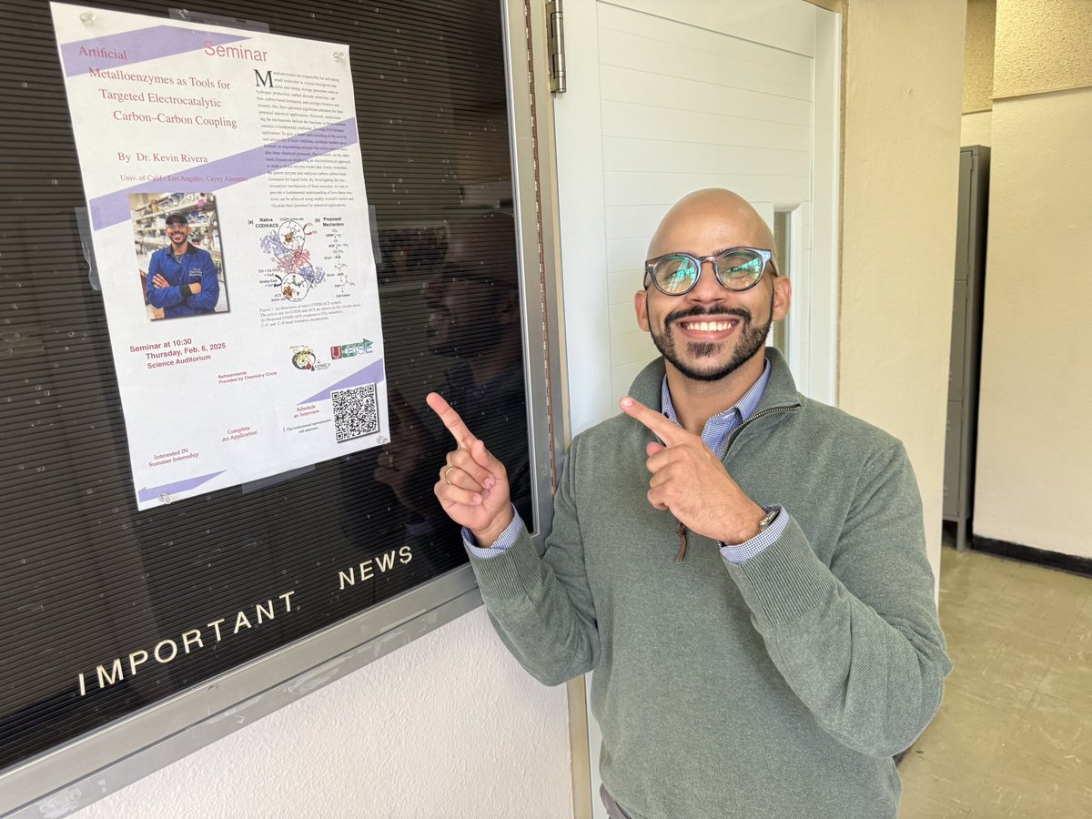 Wuakatela's tweet image. There is nothing like going home and serving as a mentor to the communities that supported me to be where I am today. I had the fantastic opportunity to give a seminar about my journey to @uclachem at my middle/high school @cimatec and the University of Puerto Rico. @uprcayey