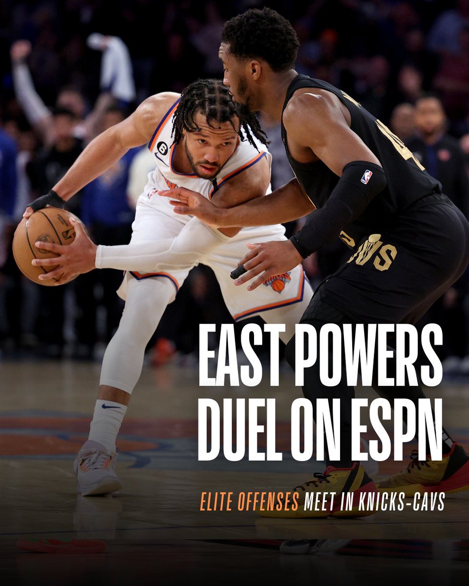 PICK-AND-ROLL POWERHOUSES COLLIDE TONIGHT ON ESPN

On Oct. 28, the Cavs beat the Knicks 110-104 to improve to 4-0. Two days later, Cleveland took first place in the East and hasn’t looked back – racing to a franchise-best 45-10 start.

Eight games back lurk the 37-18 Knicks, off