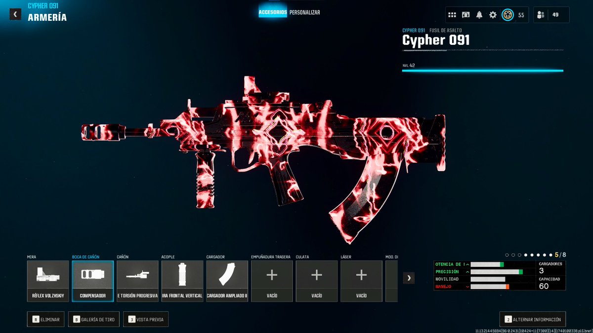 Viperr97's tweet photo. *NUEVA* #1 META T2 RECARGADA DE WARZONE 🔥

CYPHER 091 + C9 (5 y 8 ACCESORIOS) https://t.co/DtdRpuuNVH