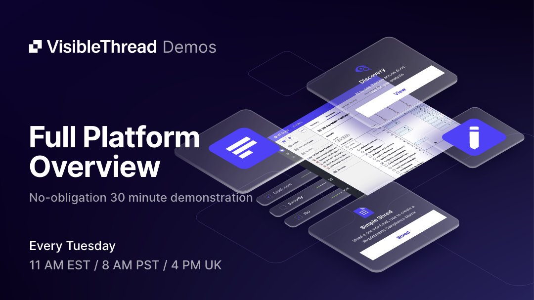 VisibleThread's tweet image. 💡 What you’ll see:

✅ AI-driven document review &amp;amp; quality checks
✅ Instant content clarity improvements
✅ Live Q&amp;amp;A with our experts

📅 Feb 25, 2025 – 11 AM EST | 8 AM PST | 4 PM UK

🔗 Save your spot now: eu1.hubs.ly/H0gZQWq0

#GovCon #RFPSoftware #ProposalWriting #AI