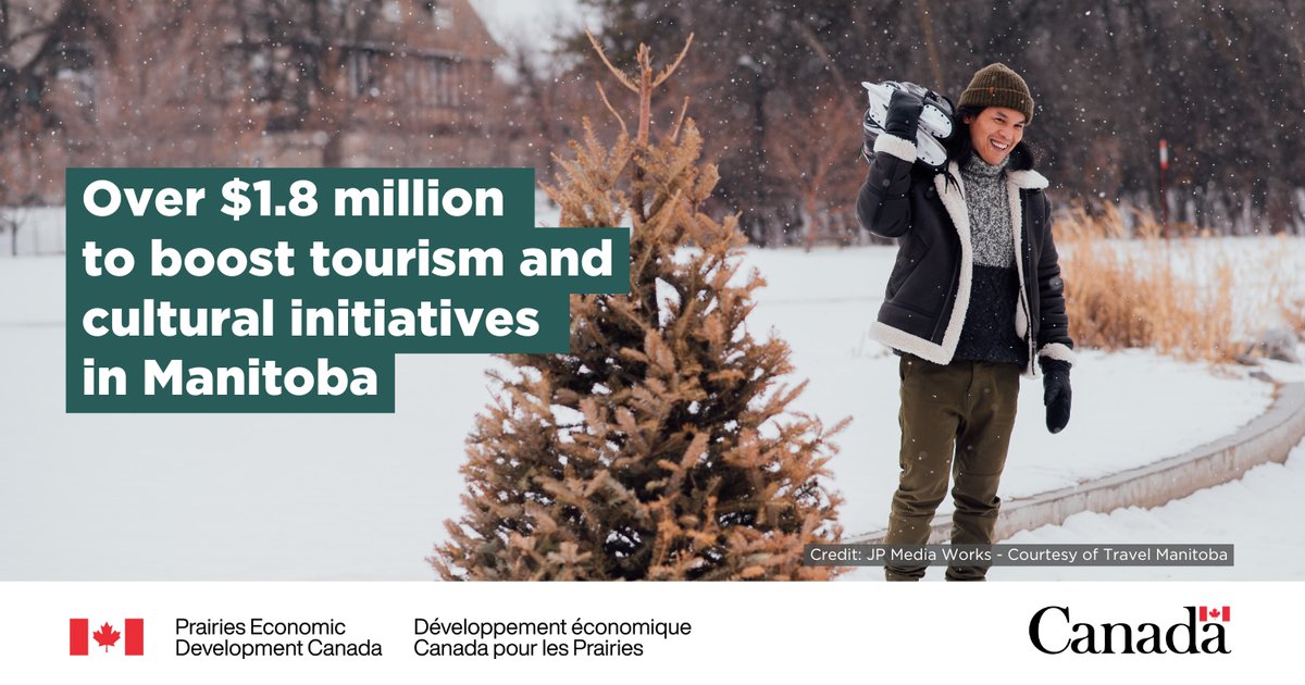 Today Minister Duguid announced a federal investment through PrairiesCan of over $1.8M to support 9 exciting projects that will enhance tourism and cultural experiences across Manitoba.
canada.ca/en/prairies-ec…
#PrairiesCanFunded