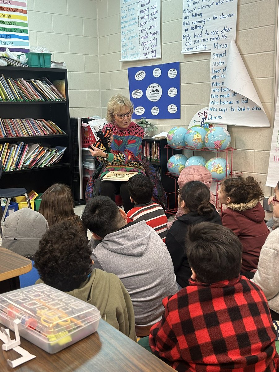 NISD School Board Member, Dr. Harle, visited our 3rd-grade classrooms and made reading time extra special! 🌟 She captivated the students with a fantastic read-aloud, sparking excitement and inspiring a love for books. 📖💫 <a href="/CarolHarle1/">Carol Harle, Ph.D.</a>
