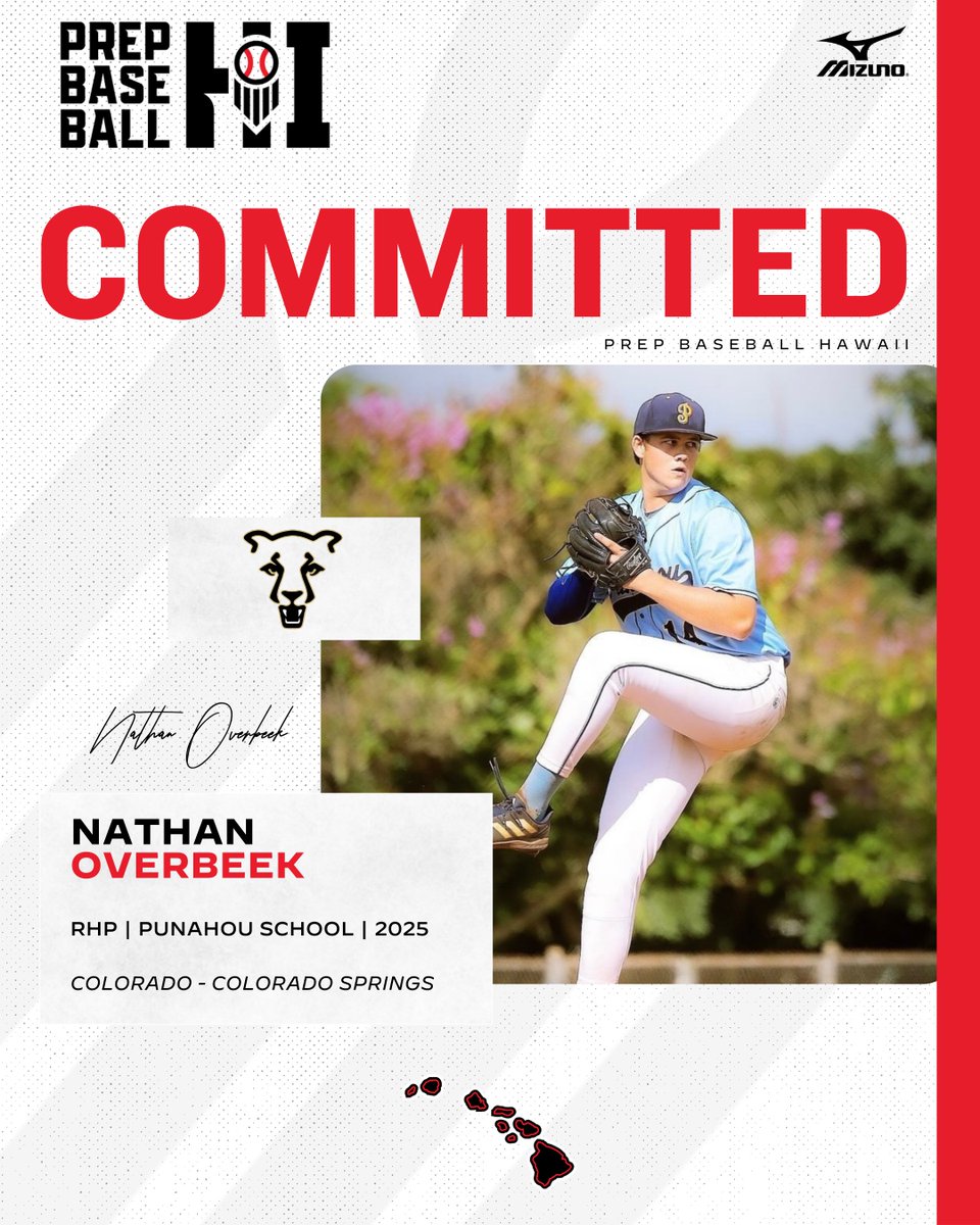Prep Baseball Hawaii (@prepbaseballhi) on Twitter photo ๐จ๐๐๐๐๐๐๐๐๐๐ ๐๐๐๐๐๐จ
'25 RHP Nathan Overbeek (Punahou) has announced his commitment to University of Colorado - Colorado Springs.
Commitment Boardโก๏ธ loom.ly/a8ija08
<a href="/overbeek_nathan/">Nathan Overbeek</a> | <a href="/UCCSBaseball/">UCCS Baseball</a> ๐จ๐๐๐๐๐๐๐๐๐๐ ๐๐๐๐๐๐จ
'25 RHP Nathan Overbeek (Punahou) has announced his commitment to University of Colorado - Colorado Springs.
Commitment Boardโก๏ธ loom.ly/a8ija08
<a href="/overbeek_nathan/">Nathan Overbeek</a> | <a href="/UCCSBaseball/">UCCS Baseball</a>