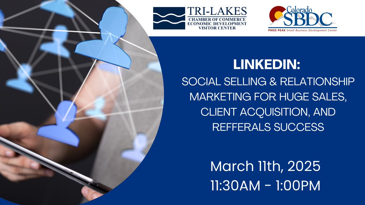 🚀 Small business owners, level up your game! 🚀
Join us for an in-person workshop where you'll learn how to leverage LinkedIn, Social Selling, &amp; Relationship Marketing for long-term success! 
💡 Build relationships, boost visibility, &amp; grow revenue!
loom.ly/oczCLfY