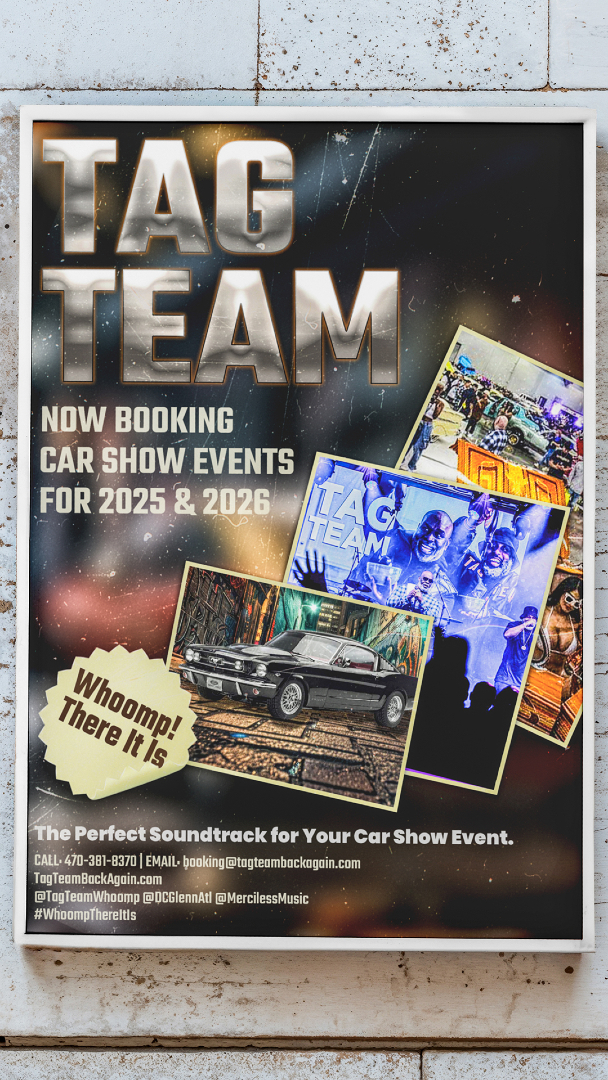DC Glenn aka DC The Brain Supreme of Tag Team (@dcglennatl) on Twitter photo NOW BOOKING CAR SHOWS 2025-26! 🚗🎤
Tag Team, the multi-platinum duo behind Whoomp! (There It Is), brings high-energy, family-friendly entertainment to car shows, auto expos & motor events.
📞 470-381-8370
📧 booking@tagteambackagain.com
#CarShow #TagTeam #LiveEntertainment NOW BOOKING CAR SHOWS 2025-26! 🚗🎤
Tag Team, the multi-platinum duo behind Whoomp! (There It Is), brings high-energy, family-friendly entertainment to car shows, auto expos & motor events.
📞 470-381-8370
📧 booking@tagteambackagain.com
#CarShow #TagTeam #LiveEntertainment