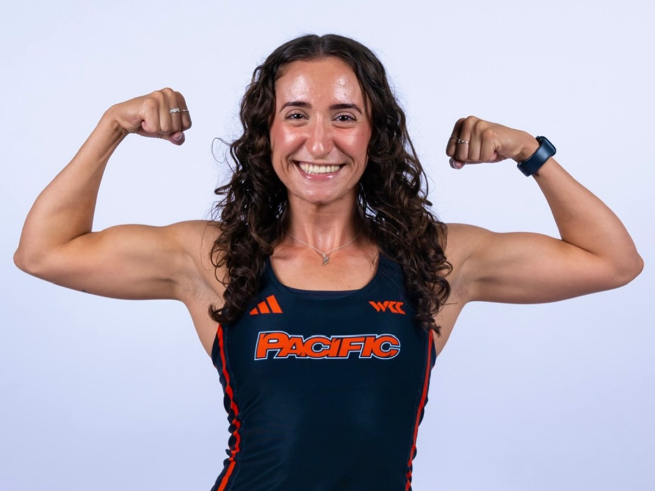 Talia J, <a href="/PacificDPTweet/">UOPDPT</a> student, tied the school record in the 60m dash at the Nevada Invitational with a time of 8.24 secs! “The academics with my PT program &amp; the competition with track has truly given me a great student-athlete experience.” <a href="/PacificXCT/">Pacific XC/Track</a> lnk.bio/UOP_SHS