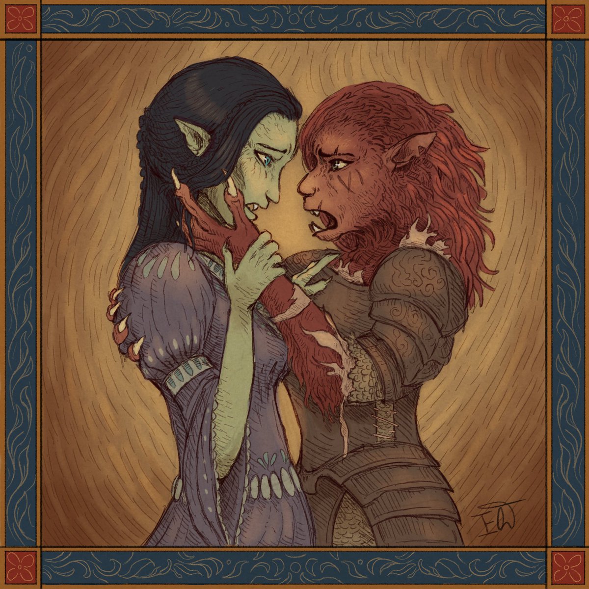 "Show me your true self"

They are learning to trust each other and embrace their true forms. 

Mixing day 5 and 6 of #caitviweek2025 
#arcane #Caitvi #Vi #caitlynkiramman