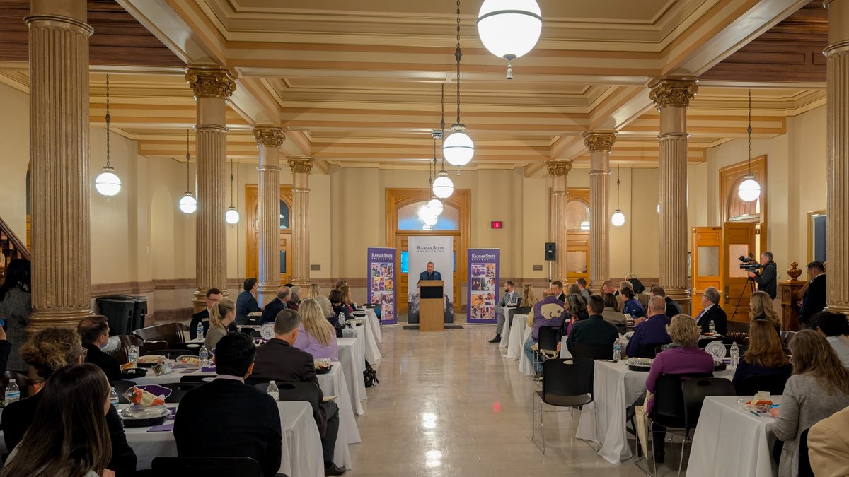 From first-gen student success to business innovation and rural healthcare, K-State Impact Day highlighted how we’re shaping the future of Kansas. 

Our commitment to progress never stops, ensuring a thriving Kansas for generations to come. 

#KState #KStateImpactDay