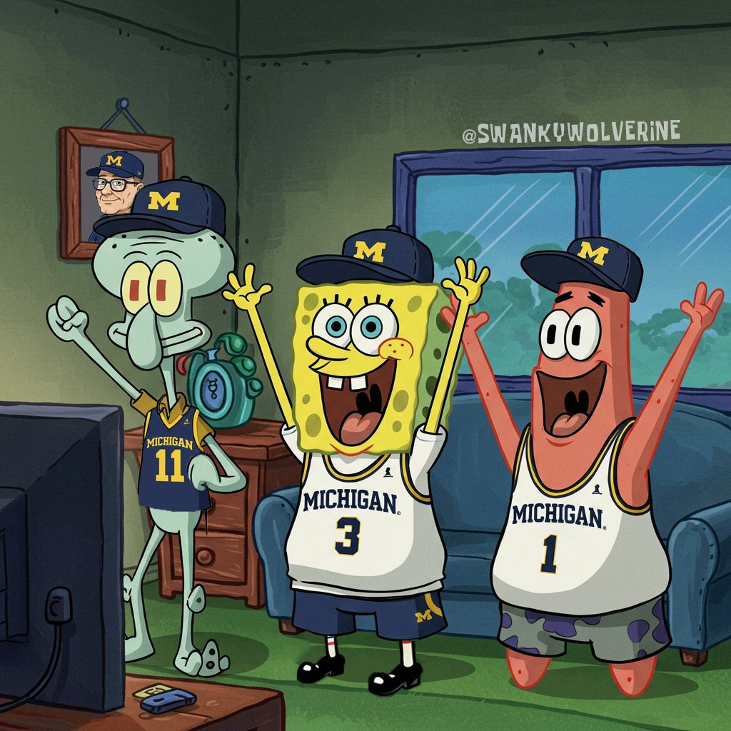 GO BLUE.  BEAT STATE.