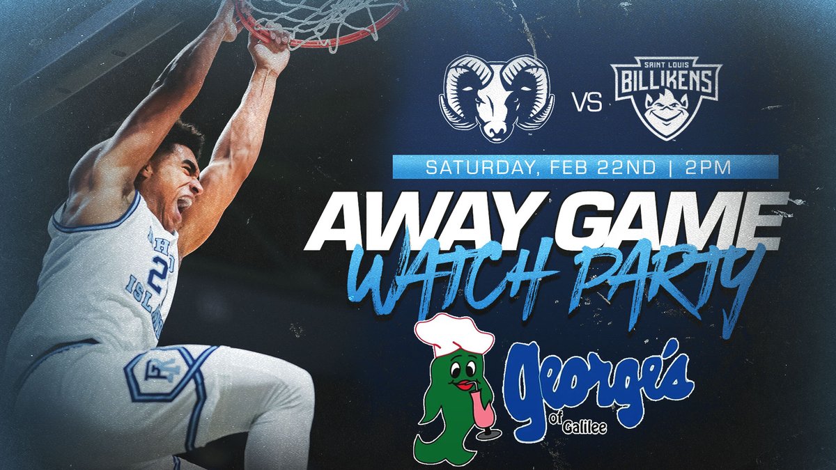 RhodyMBB's tweet photo. Rhody Fans! 

Remember to join us today for the Official Watch Party at George's of Galilee!

See you there! https://t.co/KFkfQKuC3A