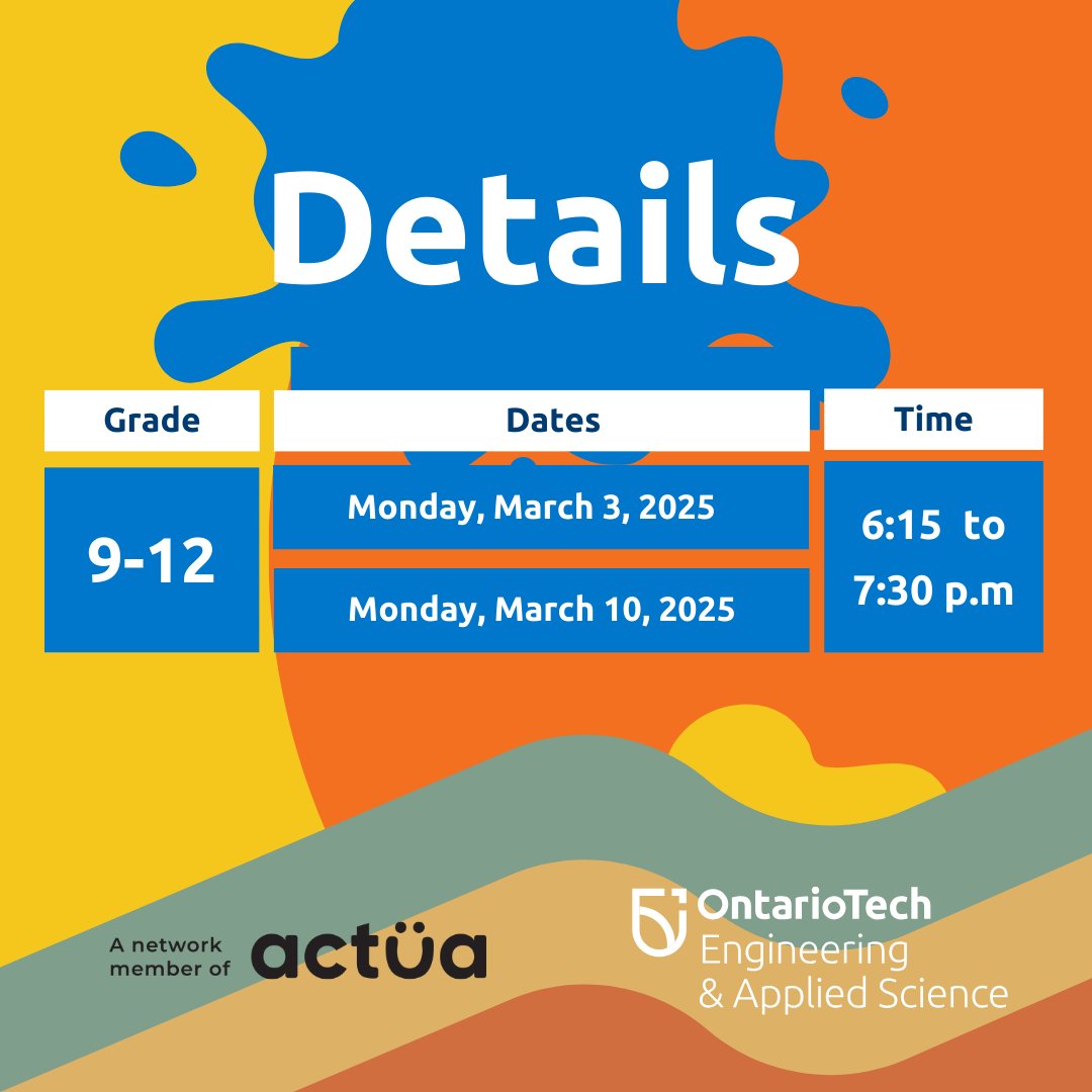 Ontario Tech University Engineering Outreach tweet media