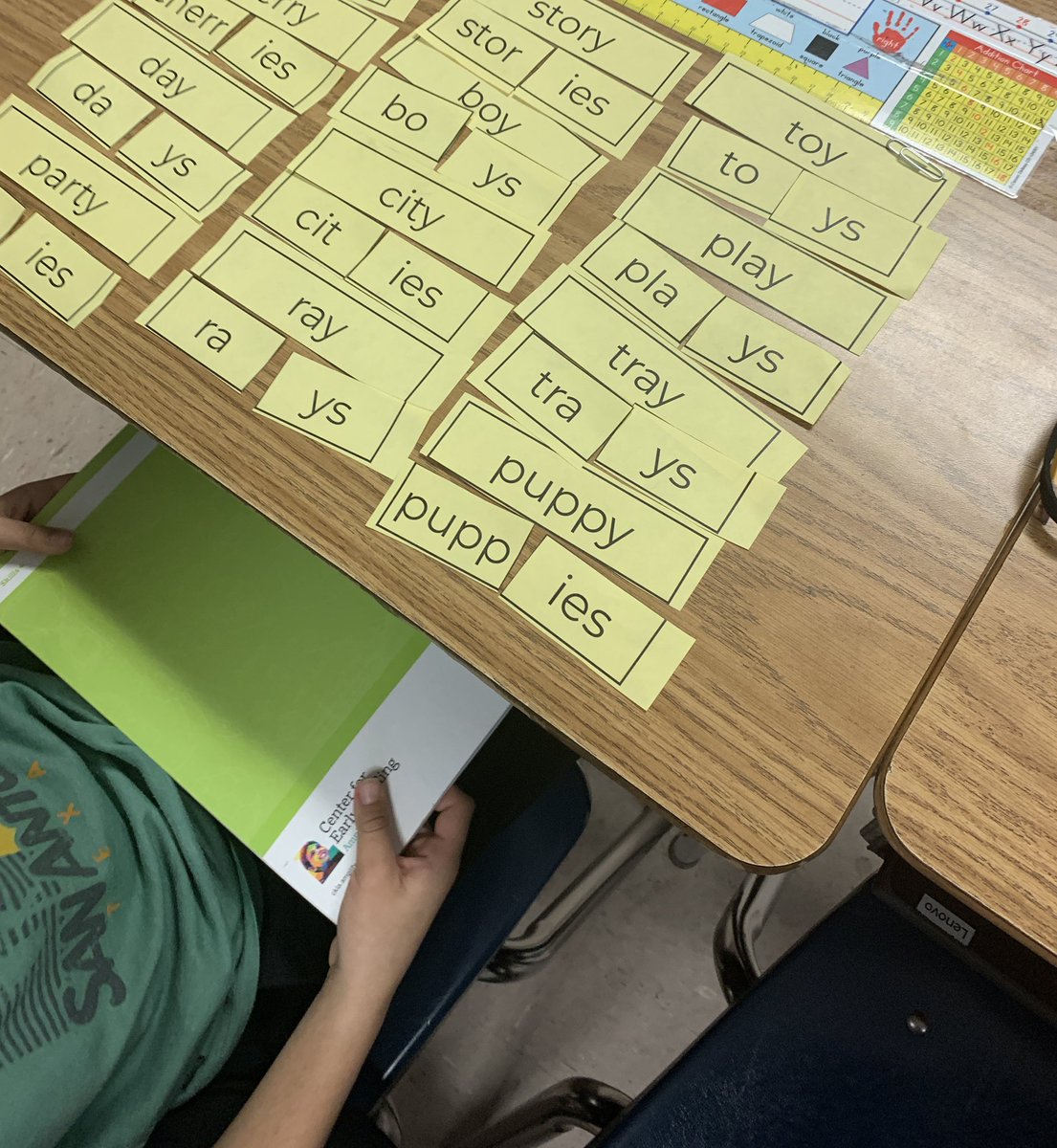 Match game to practice how to make words plural