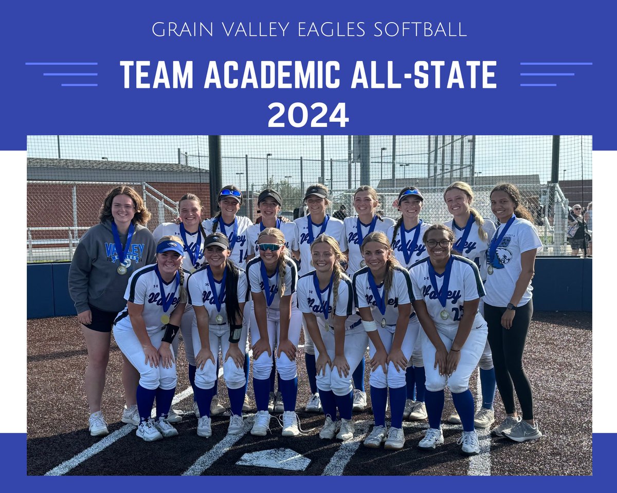 ๐ฅ GVHS Softball ๐ฅ (@gvsftball) on Twitter photo Congrats to our varsity squad for another season receiving this prestigious honor from the <a href="/Mo_HSFCA/">Missouri HS Fastpitch Coaches Association</a>! To qualify, you have to have a 3.30 GPA as a team & they crushed that with a 3.67! #OneValley Congrats to our varsity squad for another season receiving this prestigious honor from the <a href="/Mo_HSFCA/">Missouri HS Fastpitch Coaches Association</a>! To qualify, you have to have a 3.30 GPA as a team & they crushed that with a 3.67! #OneValley