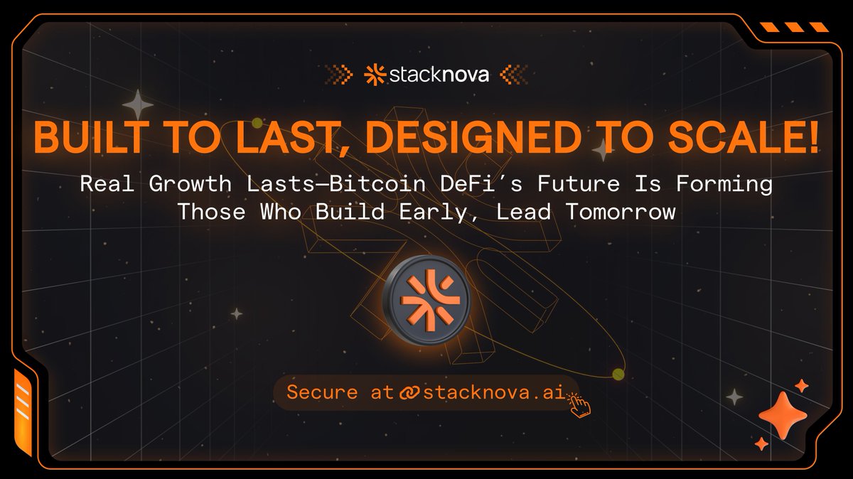 Stacknova AI | $SNOVA (@stacknovabtc) on Twitter photo 🔥 BUILDING BITCOIN DEFI’S FUTURE! 🚀
Great projects take time. <a href="/StacknovaBTC/">Stacknova AI | $SNOVA</a> is building for lasting growth—beyond the hype.
💰 $SNOVA at $0.045 (70% below listing)
⚡ 111.5% APY + referral rewards
⏳ Bitcoin DeFi is evolving—will you stay ahead? 👀
👉 stacknova.ai 🔥 BUILDING BITCOIN DEFI’S FUTURE! 🚀
Great projects take time. <a href="/StacknovaBTC/">Stacknova AI | $SNOVA</a> is building for lasting growth—beyond the hype.
💰 $SNOVA at $0.045 (70% below listing)
⚡ 111.5% APY + referral rewards
⏳ Bitcoin DeFi is evolving—will you stay ahead? 👀
👉 stacknova.ai