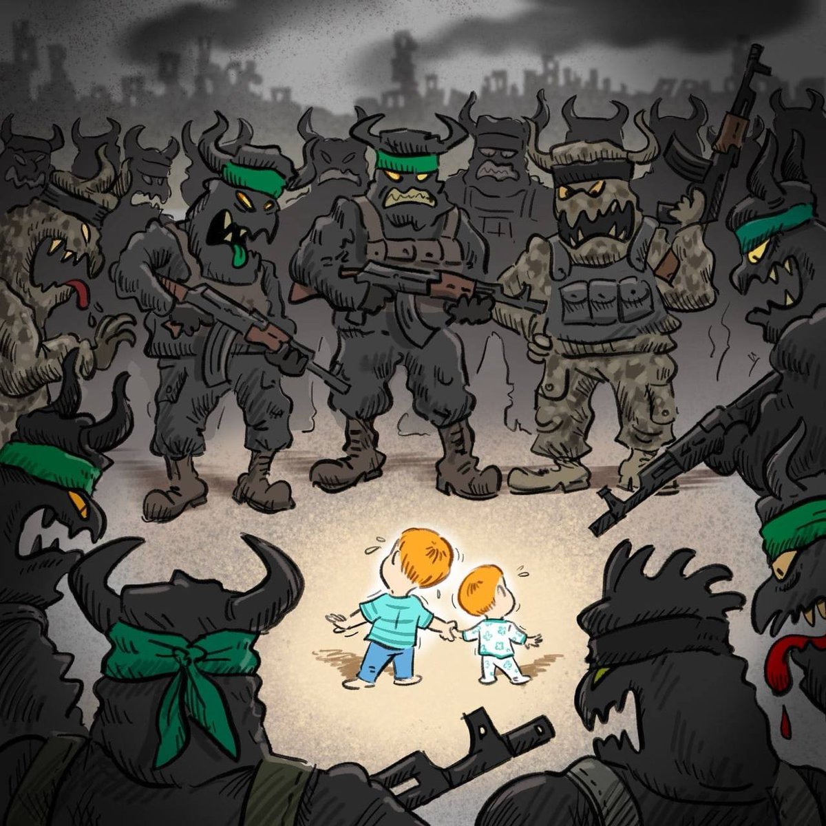 The nightmare is real. Never forgive them.