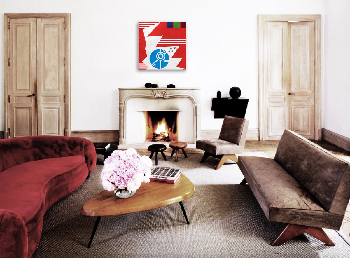 "Conspansive Duality" 61cm x 61cm oil on hardboard mounted on a 2 inch white wooden frame.

#art #abstractexpressionismart #abstractartist #abstractpainting #contemporaryart