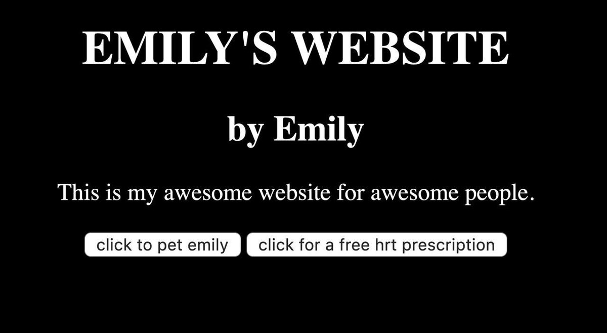 north0fnorth's tweet image. first day learning how to code and i’m already making incredible things for the internet