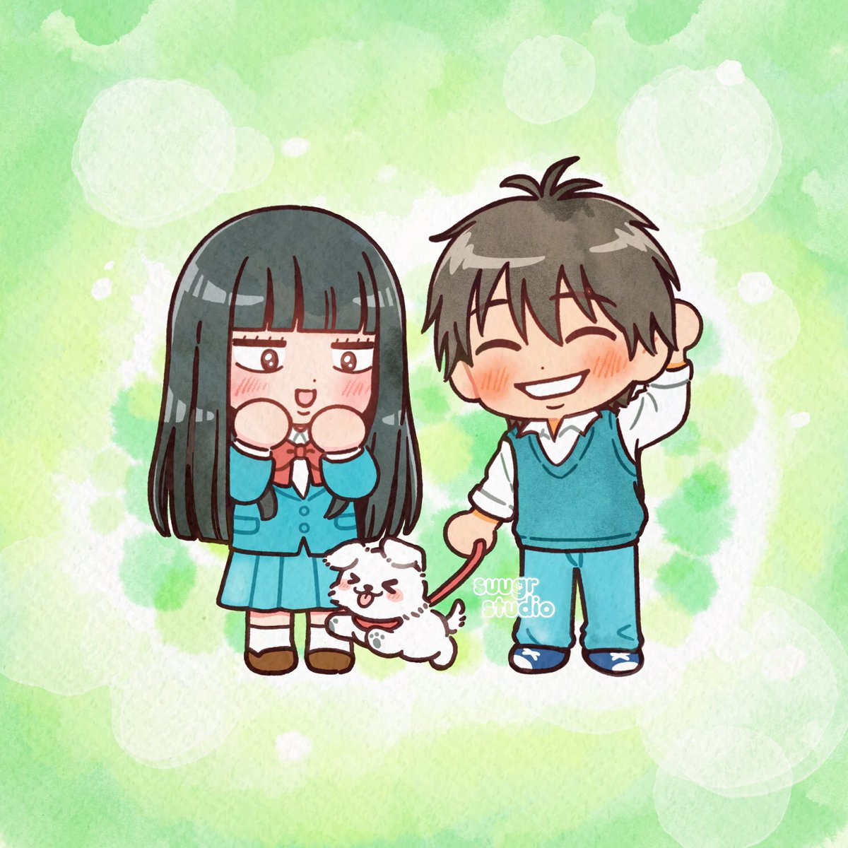 SuugrStudio's tweet photo. 君に届け💙💚 

A few doodles of Kimi ni Todoke. https://t.co/hdY7qlnlfD