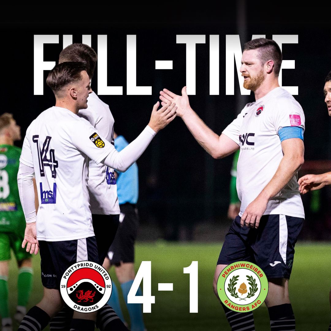 Pontypridd United Men (@pontyunitedm) on Twitter photo 5οΈβ£ wins in a row! π
A superb showing at home by our Dragons, with Taylor Marsh, Dan Griffiths, Luke Gullick and Jamie Veale all on the scoresheet! β½οΈ
Safe travels home <a href="/Ceiberrangersaf/">Penrhiwceiber Rangers AFC</a>, best of luck for the remainder of the season π€
#OneClub #WeAreUnited 5οΈβ£ wins in a row! π
A superb showing at home by our Dragons, with Taylor Marsh, Dan Griffiths, Luke Gullick and Jamie Veale all on the scoresheet! β½οΈ
Safe travels home <a href="/Ceiberrangersaf/">Penrhiwceiber Rangers AFC</a>, best of luck for the remainder of the season π€
#OneClub #WeAreUnited