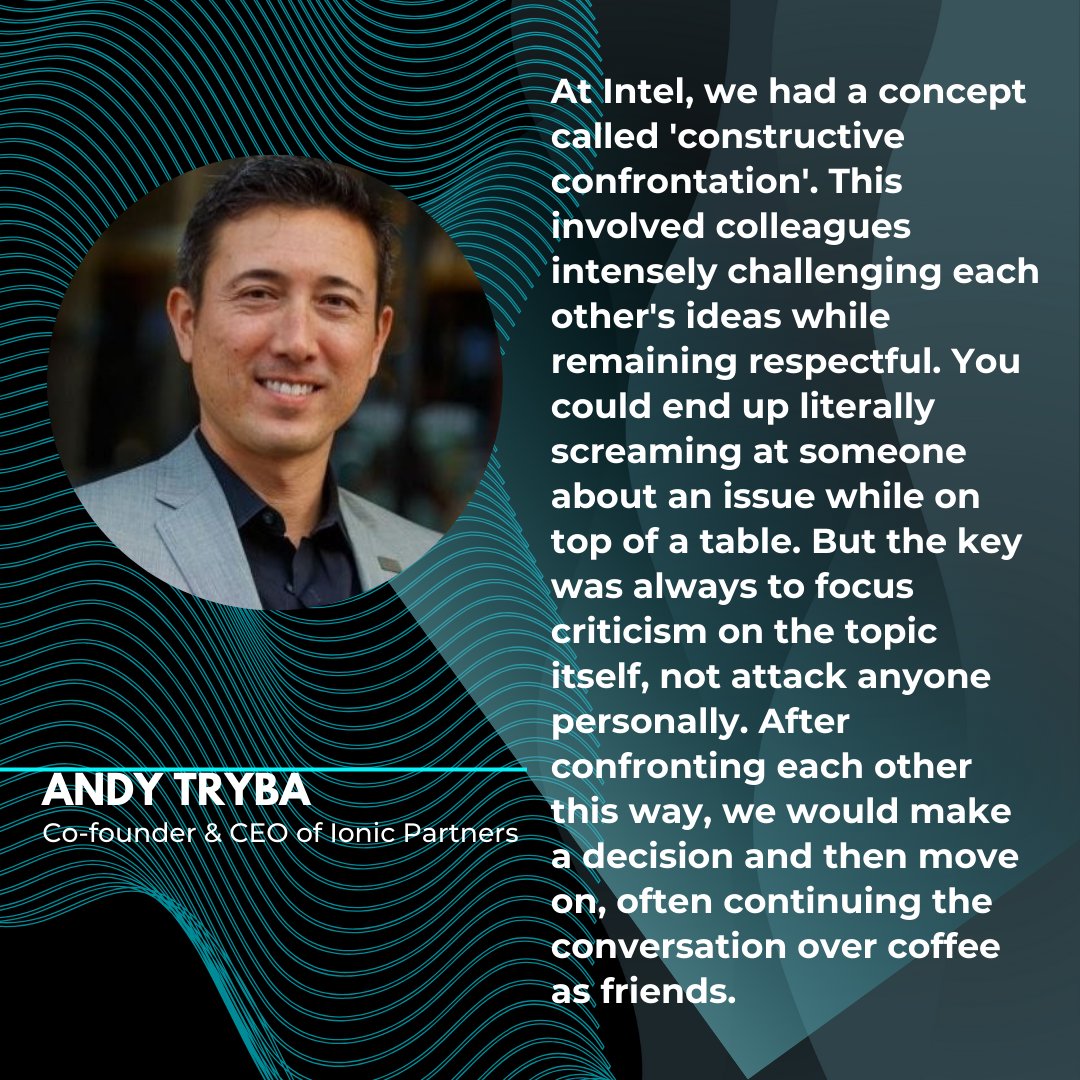 Constructive confrontation is about intense idea debates, not personal attacks. Challenge ideas with respect, make decisions, and move forward—just like Intel's team. Innovation thrives on collaboration!

Listen to this episode:
partneringleadership.com/301-reshaping-…