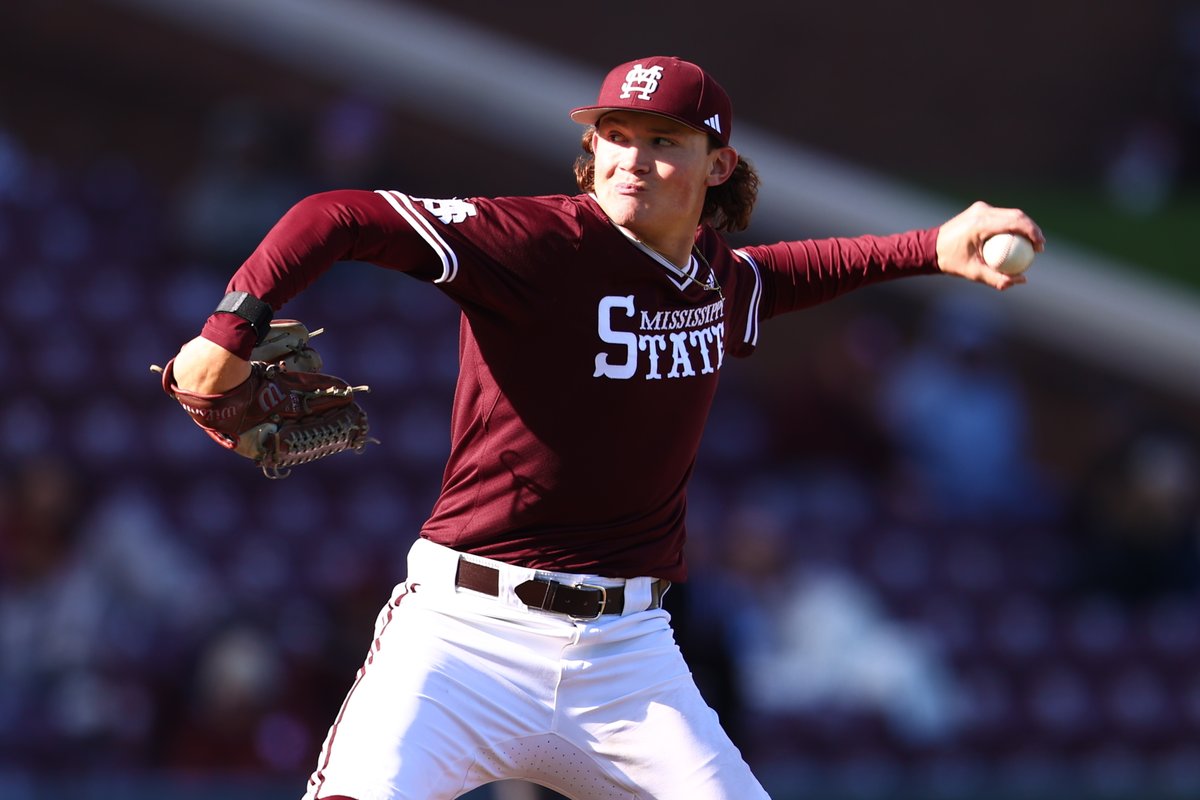 HailStateBB's tweet photo. What an outing by Pico Kohn!

Final Line: 6.1 IP, 4 H, 1 ER, 0 BBs, 11 Ks (ties career high)

#HailState🐶 https://t.co/gb40oGJFYR