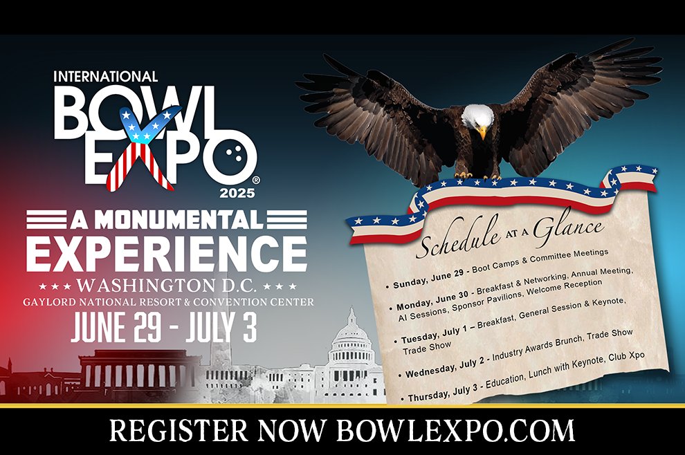 The can't miss event in the bowling industry! Register today at bowlexpo.com.