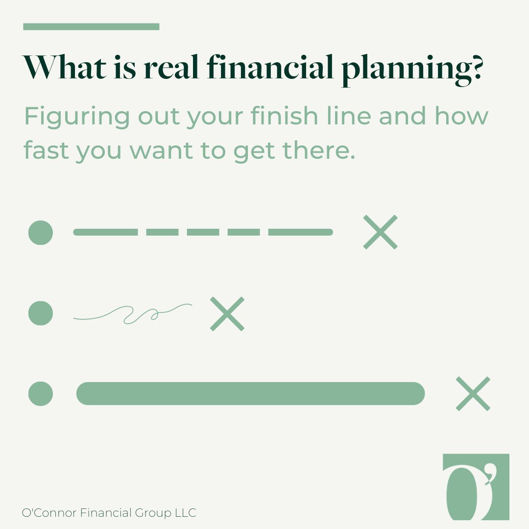 Choosing where and when your finish line is = critical planning step ⬇️